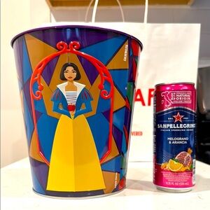 NWT~DISNEY 2025 Snow White Metal Popcorn Bucket